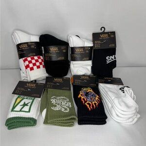 Vans Little Boys’s Casual Socks Bundle - shoe size 10-13.5